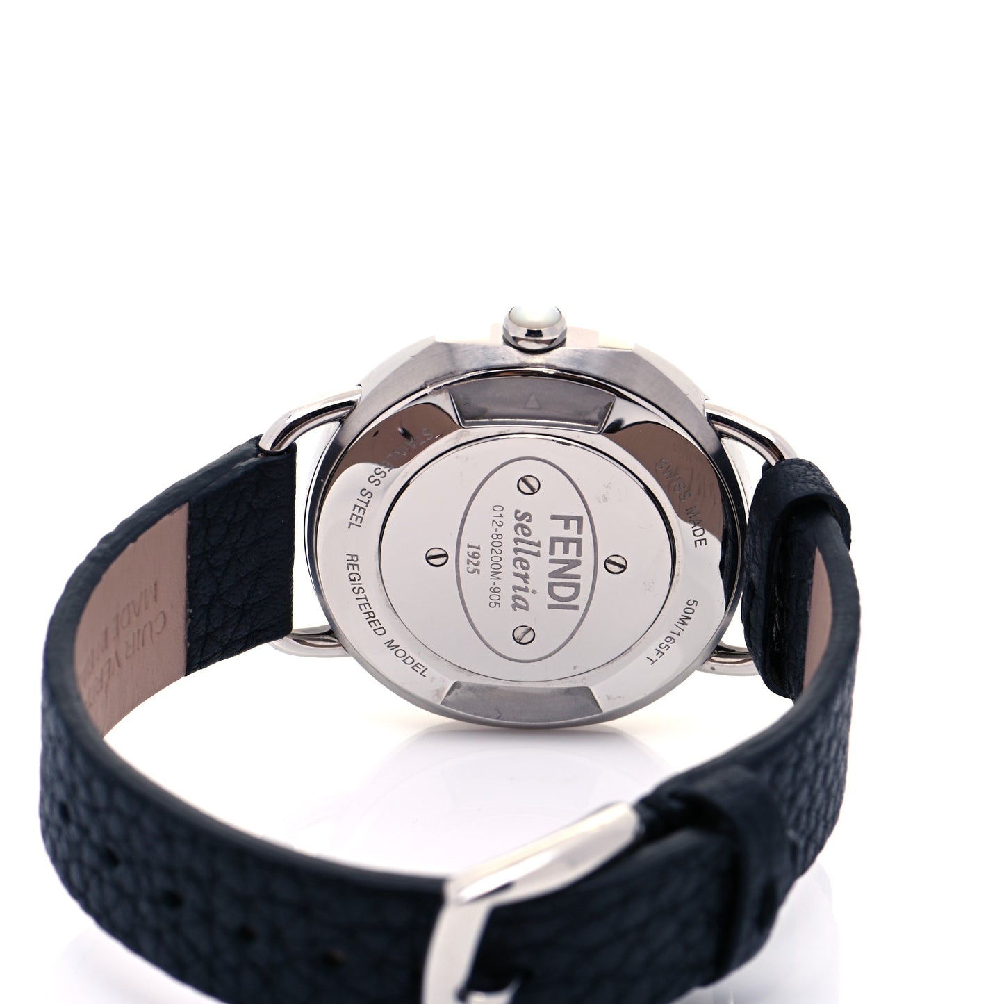 Stainless Steel Calfskin Mother of Pearl 37mm Selleria Quartz Watch