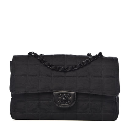 Chanel Nylon Medium Travel Flap Black 1 of 11