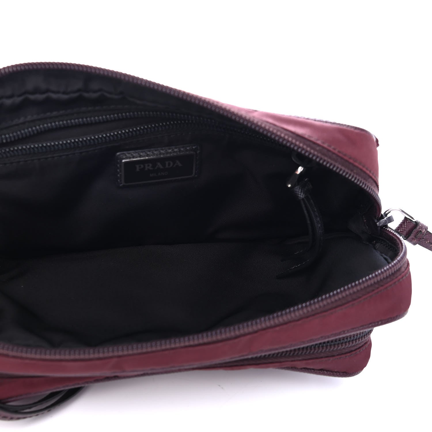 Prada Re-Nylon Saffiano Belt Bag Z Bordeaux 4 of 4
