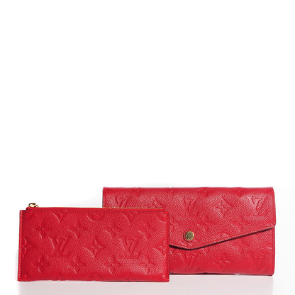 Louis Vuitton Empreinte Curieuse Wallet Cherry 1 of 8