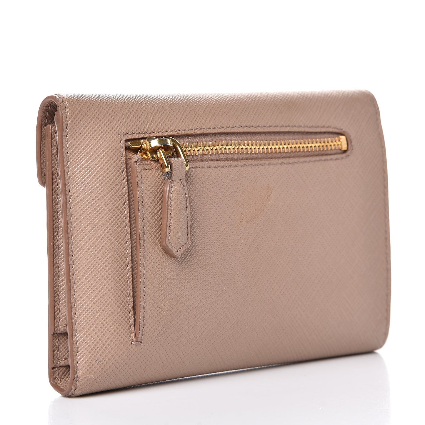 Saffiano Compact Envelope Wallet Cammeo