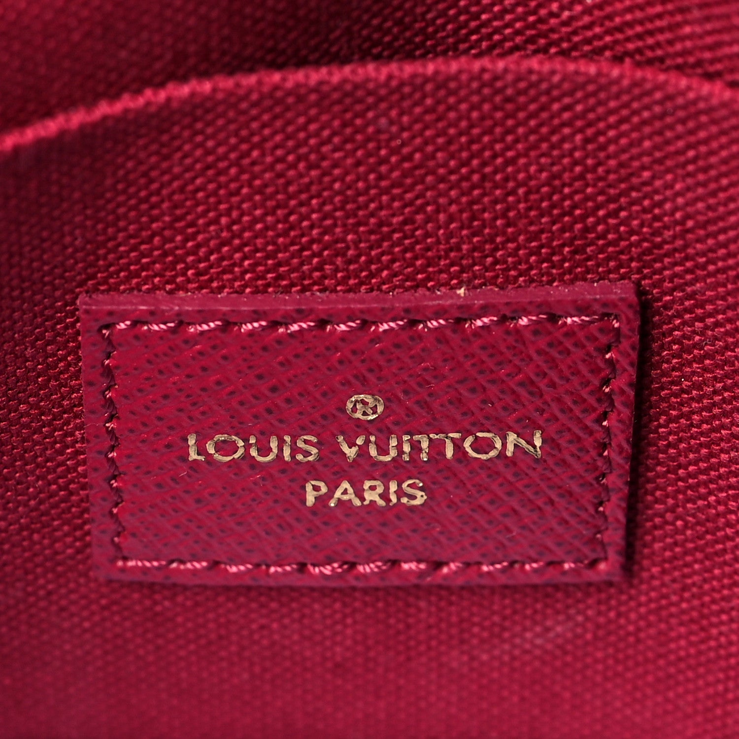 Louis Vuitton Monogram Pochette Felicie Chain Wallet Fuchsia 6 of 10
