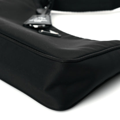 Prada Tessuto Nylon Mini Re-Edition 2000 Bag Black 10 of 10