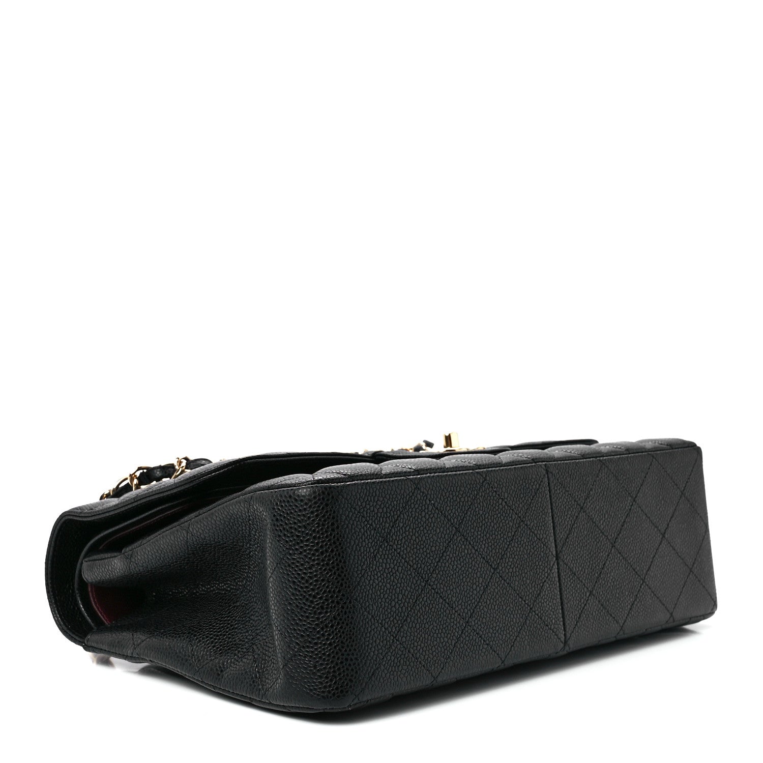 Chanel Caviar Quilted Jumbo Double Flap Black 4 of 12