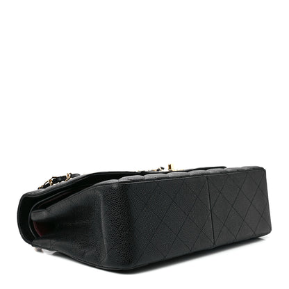 Chanel Caviar Quilted Jumbo Double Flap Black 4 of 12