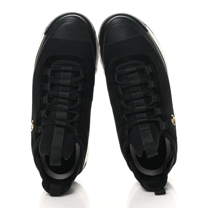 Chanel Velvet Calfskin Mixed Fibers CC Sneakers 40.5 Black 2 of 10