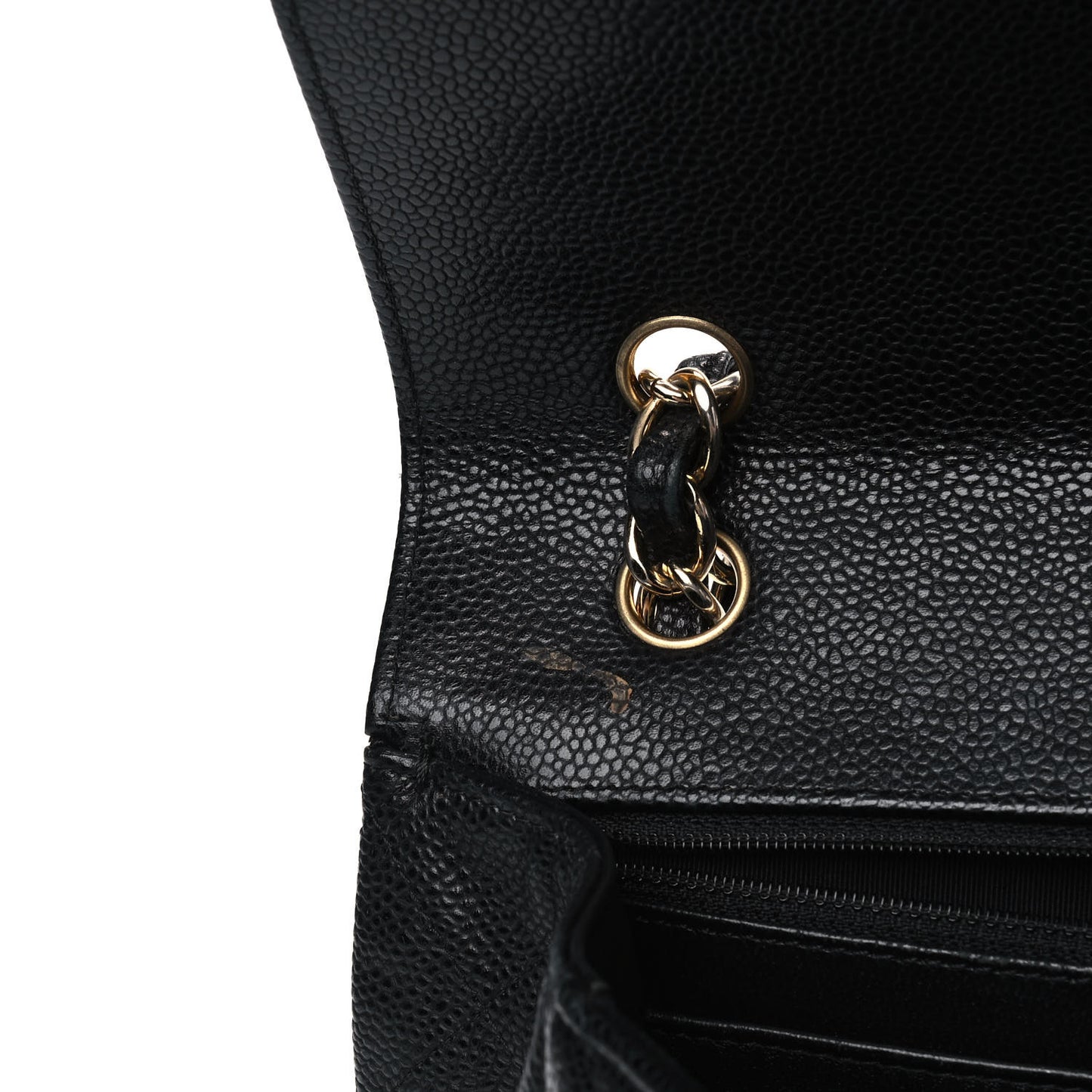 Caviar Quilted Maxi Single Flap Black