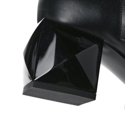 Hermes Nappa Carlie Ankle Boots 40 Black 13 of 14