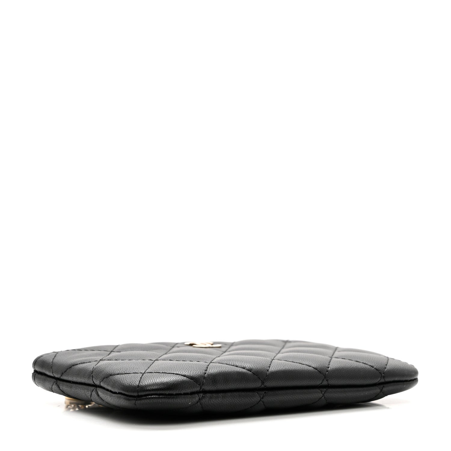 Chanel Lambskin Quilted Small Casino Cosmetic Case Black 4 of 8