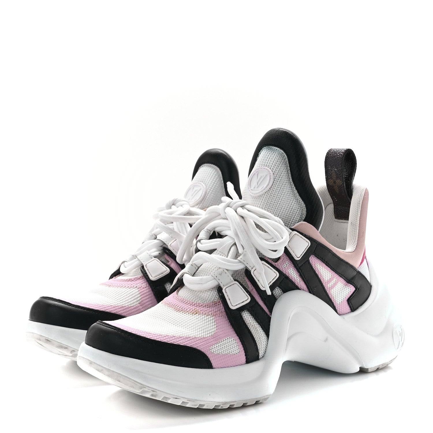 Louis Vuitton Calfskin Technical Nylon LV Archlight Sneaker 37 Rose Clair 3 of 8