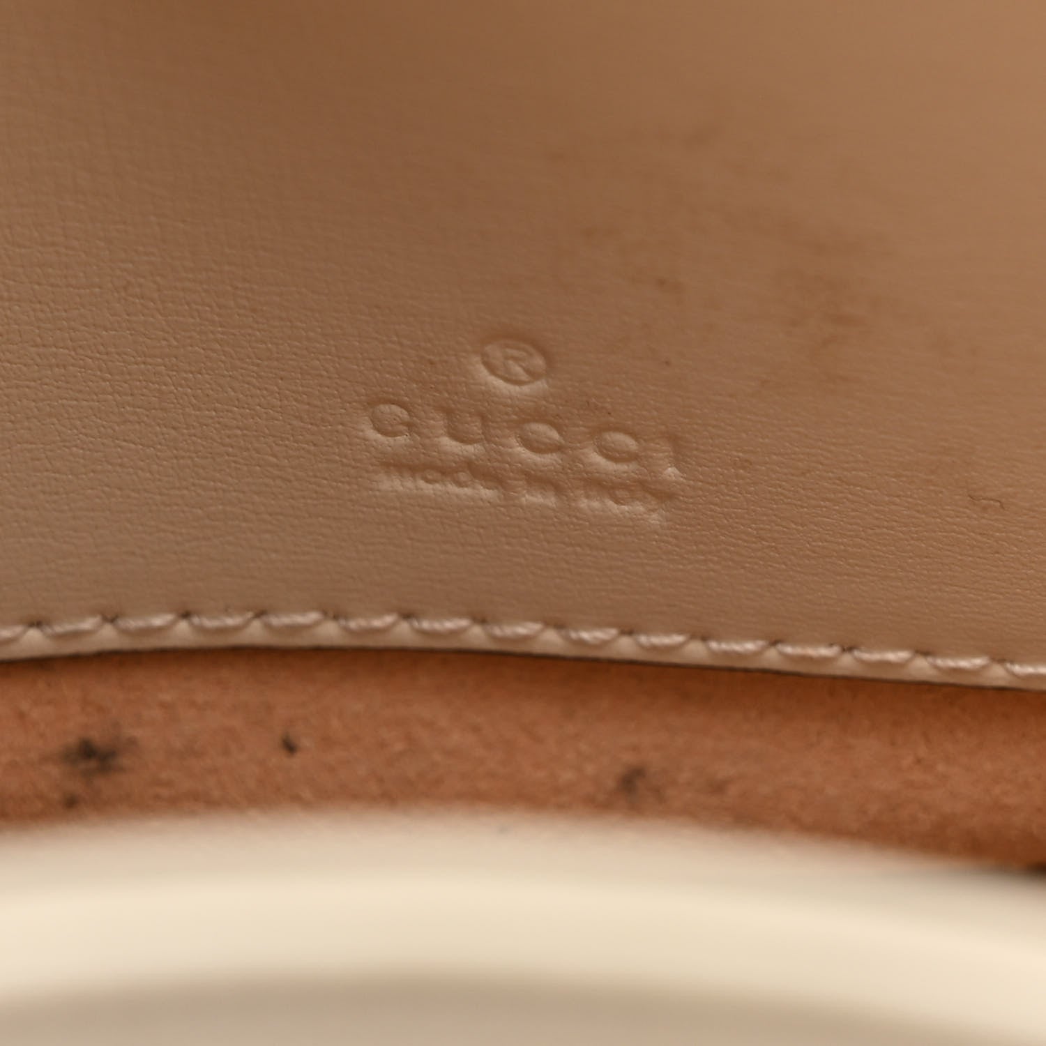 Gucci Boarded Dyana Lux Calfskin Mini Jackie 1961 Hobo Mystic White 6 of 11