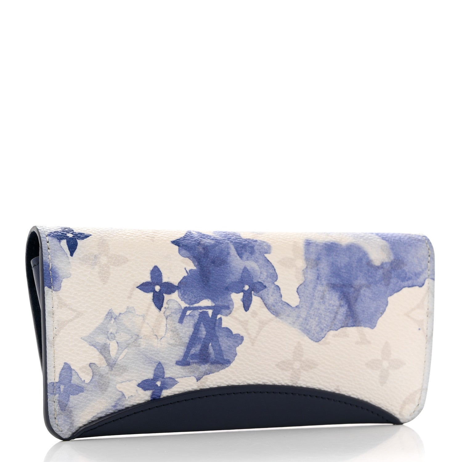 Louis Vuitton Monogram Watercolor Woody Glasses Case Blue 3 of 6