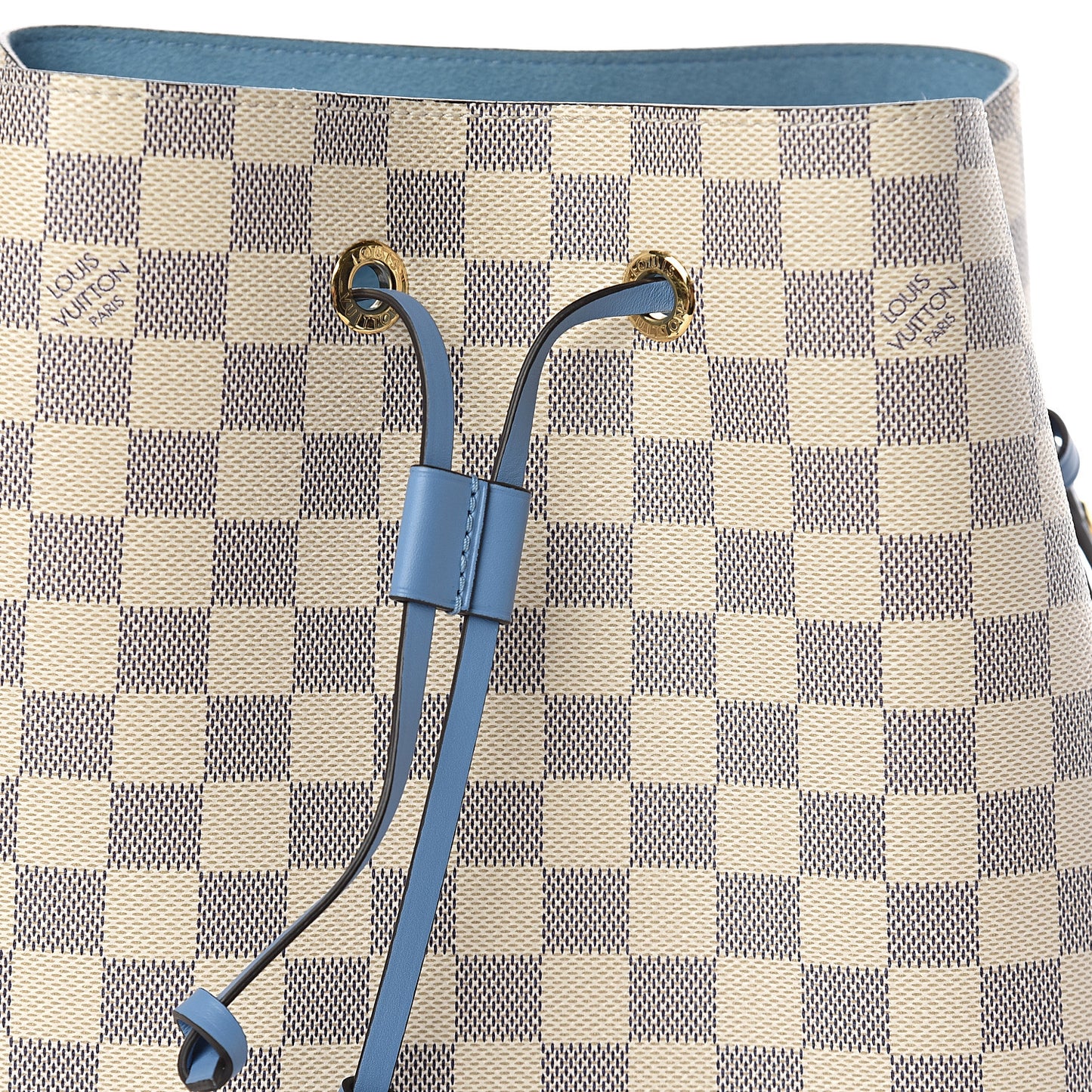 Damier Azur Neonoe MM Bleuet