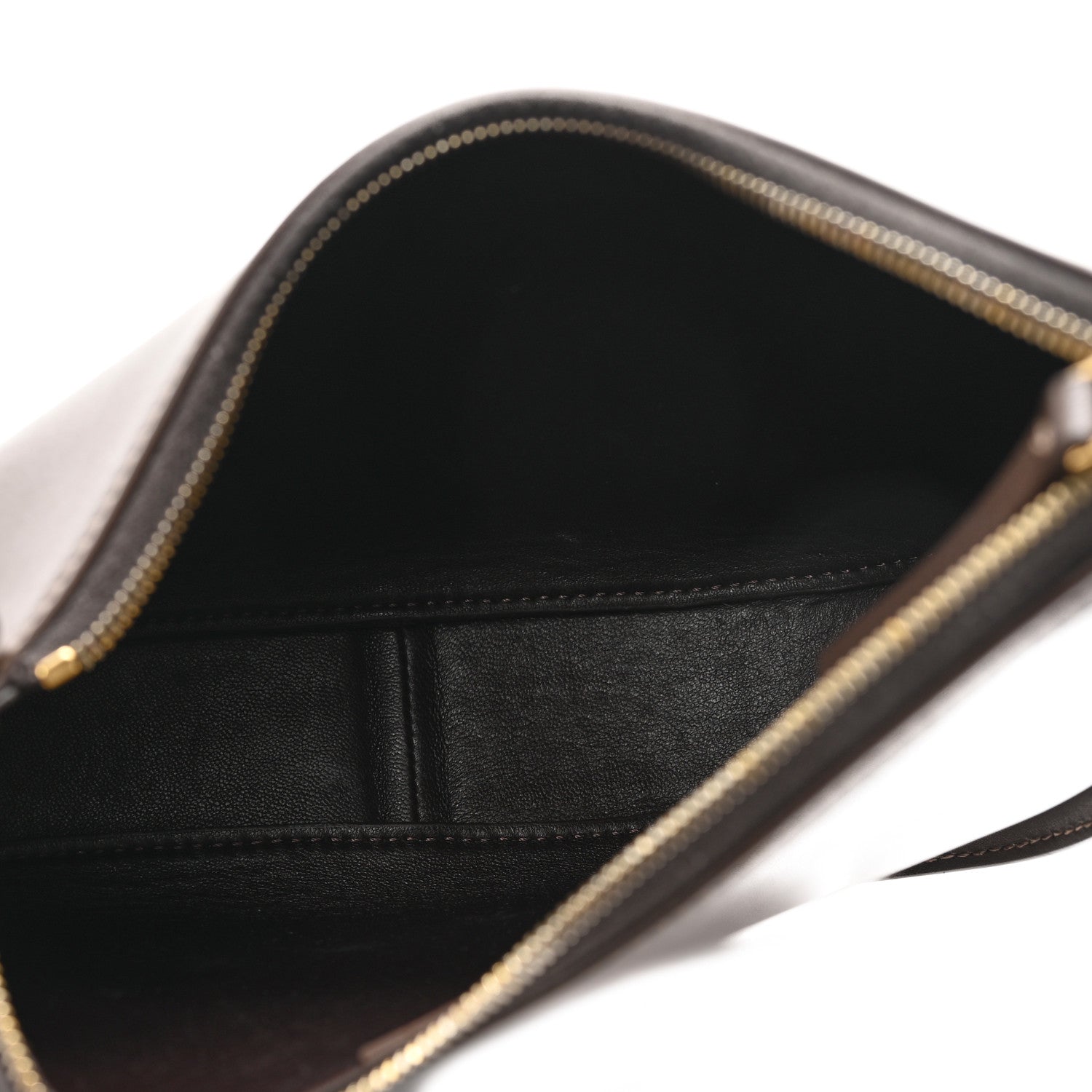 The Row Smooth Calfskin Half Moon Shoulder Bag Brown 5 of 9