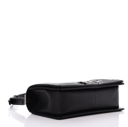 Chanel Caviar Quilted Medium Boy Flap Black 5 of 9