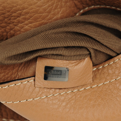 Chloe Calfskin Medium Marcie Round Crossbody Bag Nut 9 of 10