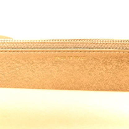 Chanel Metallic Goatskin Quilted Chanel 19 Wallet On Chain WOC Gold 7 of 13