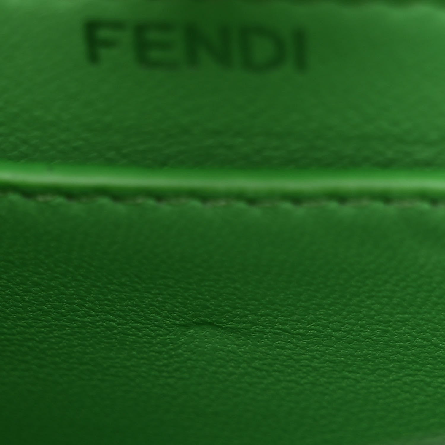 Fendi Shiny Nappa Petite Peekaboo I SEE U Satchel Edamame 12 of 12
