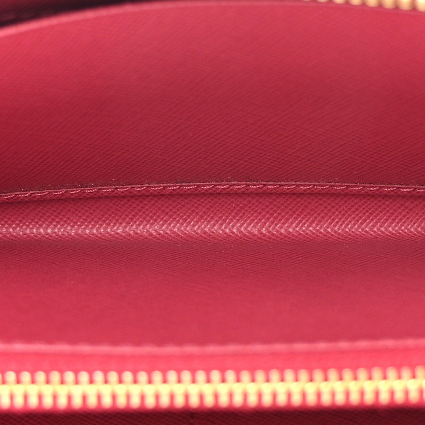 Saffiano Metal Zip Around Organizer Wallet Peonia