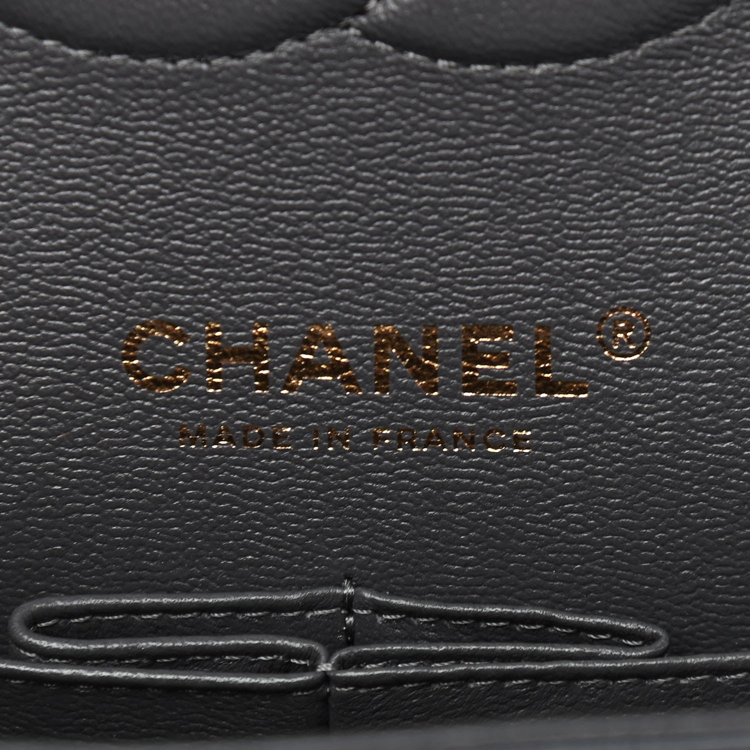 Chanel Caviar Quilted Medium Double Flap Dark Grey 5 of 8