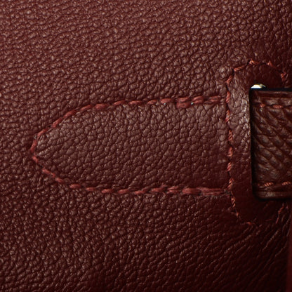 Hermes Epsom Contour Birkin 35 Rouge H Navy 16 of 27