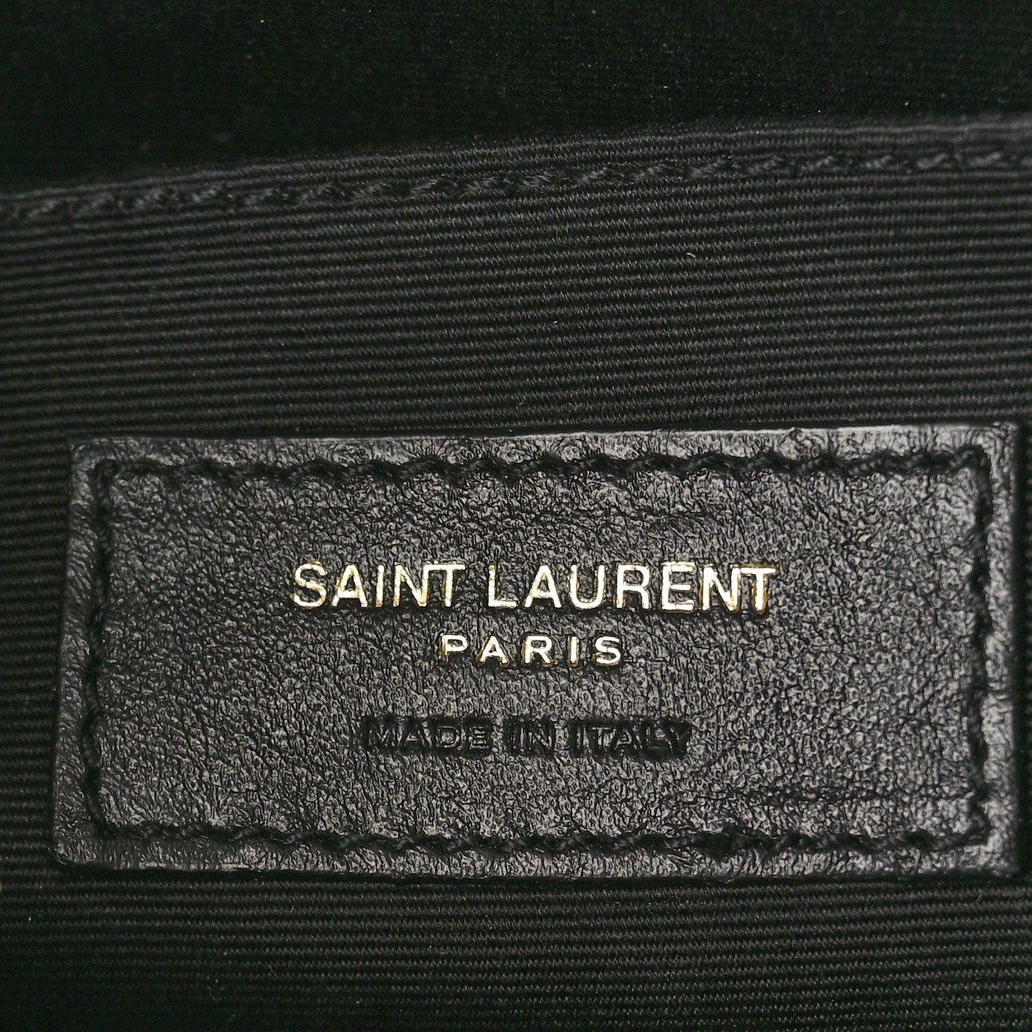 Saint Laurent Patent Calfskin Crocodile Embossed Monogram Lou Camera Bag Black 6 of 10