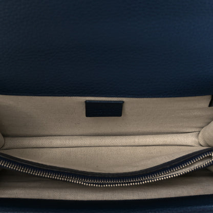Gucci Dollar Calfskin Crystal Small Dionysus Shoulder Bag Blue Agata Montana Sapphire 5 of 12
