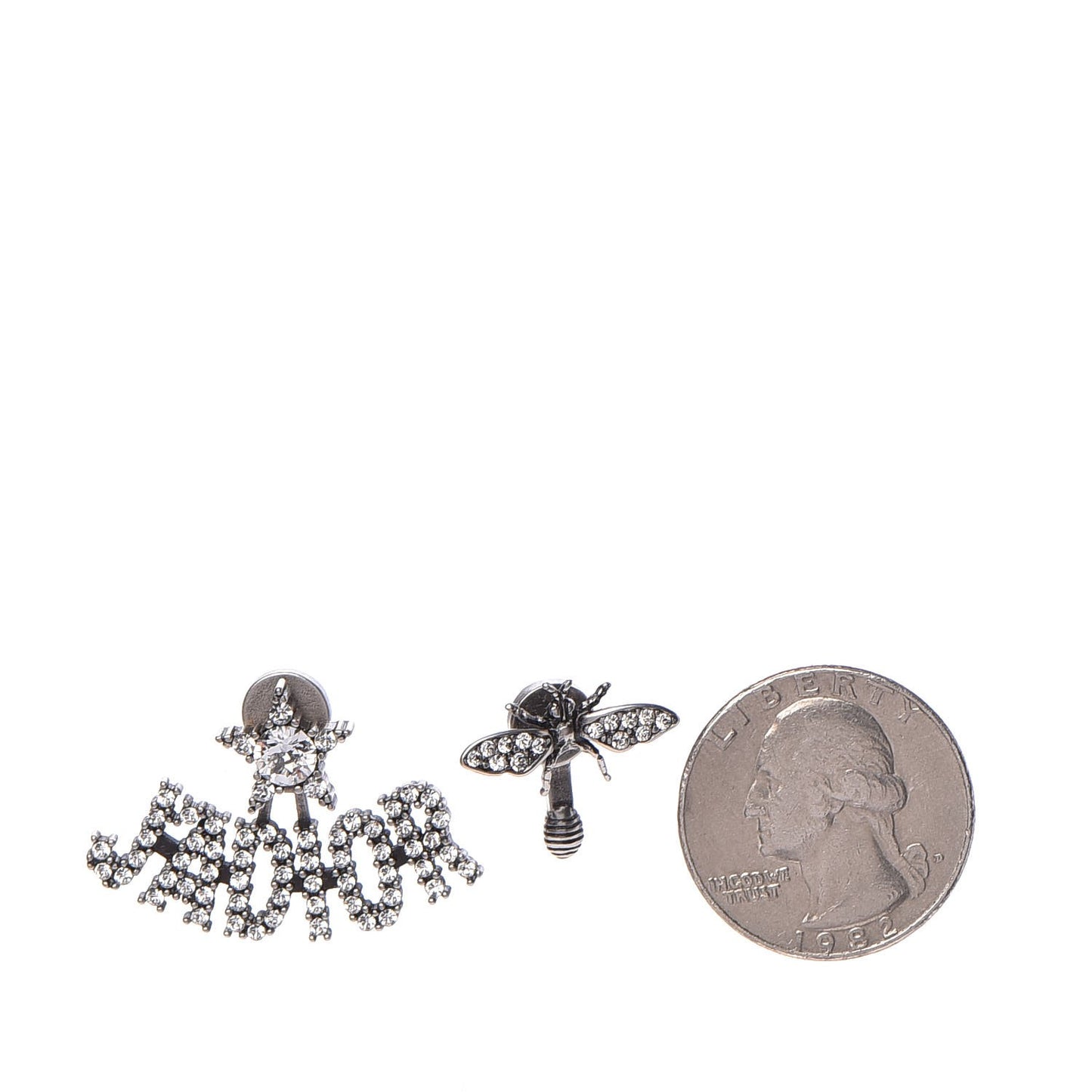 Palladium Crystal J'adior Earrings
