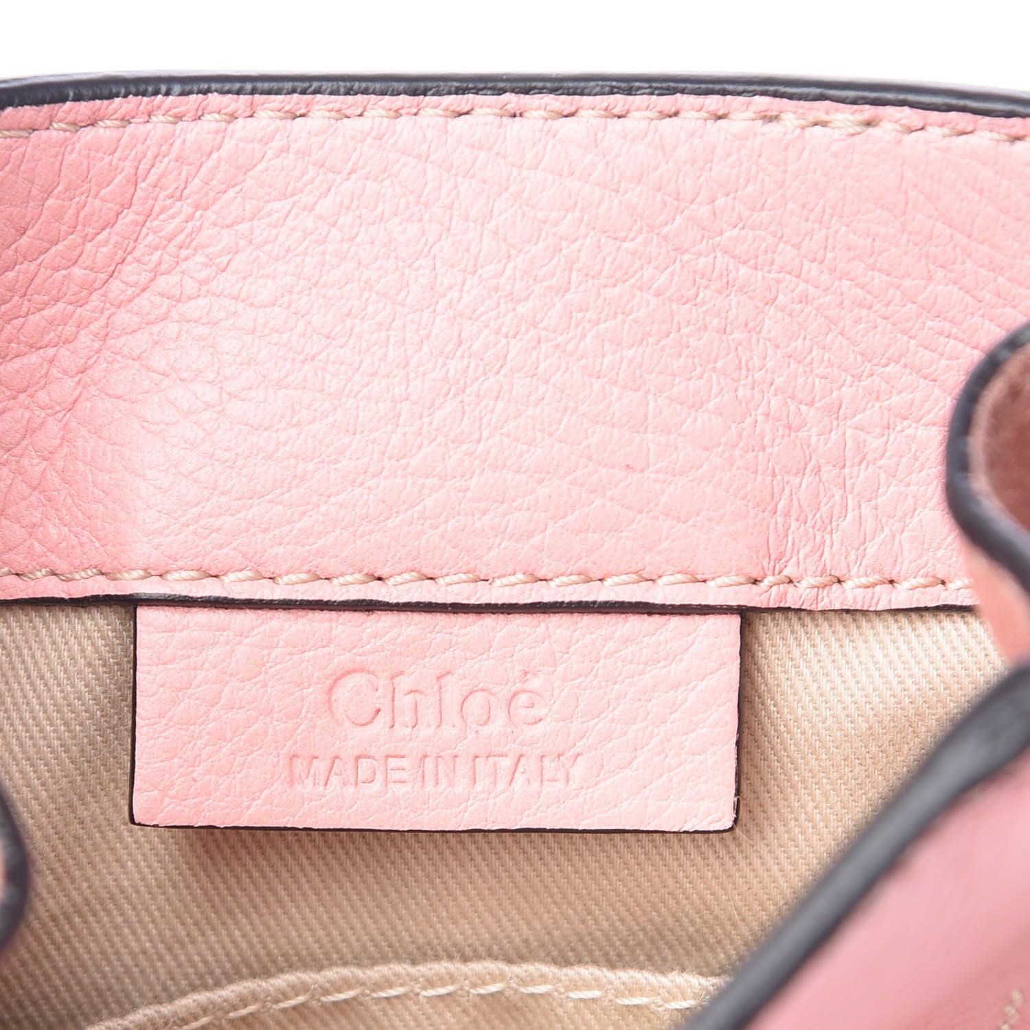Chloe Suede Calfskin Mini Faye Backpack Washed Pink 7 of 10