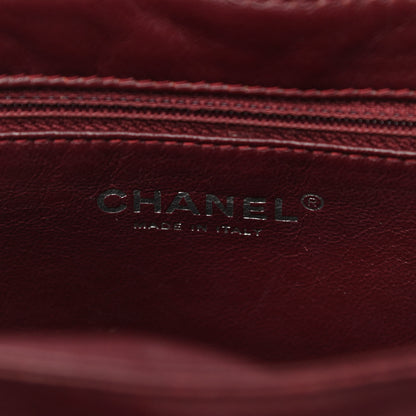 Chanel Sheepskin Quilted Accordion Flap Black 6 of 9