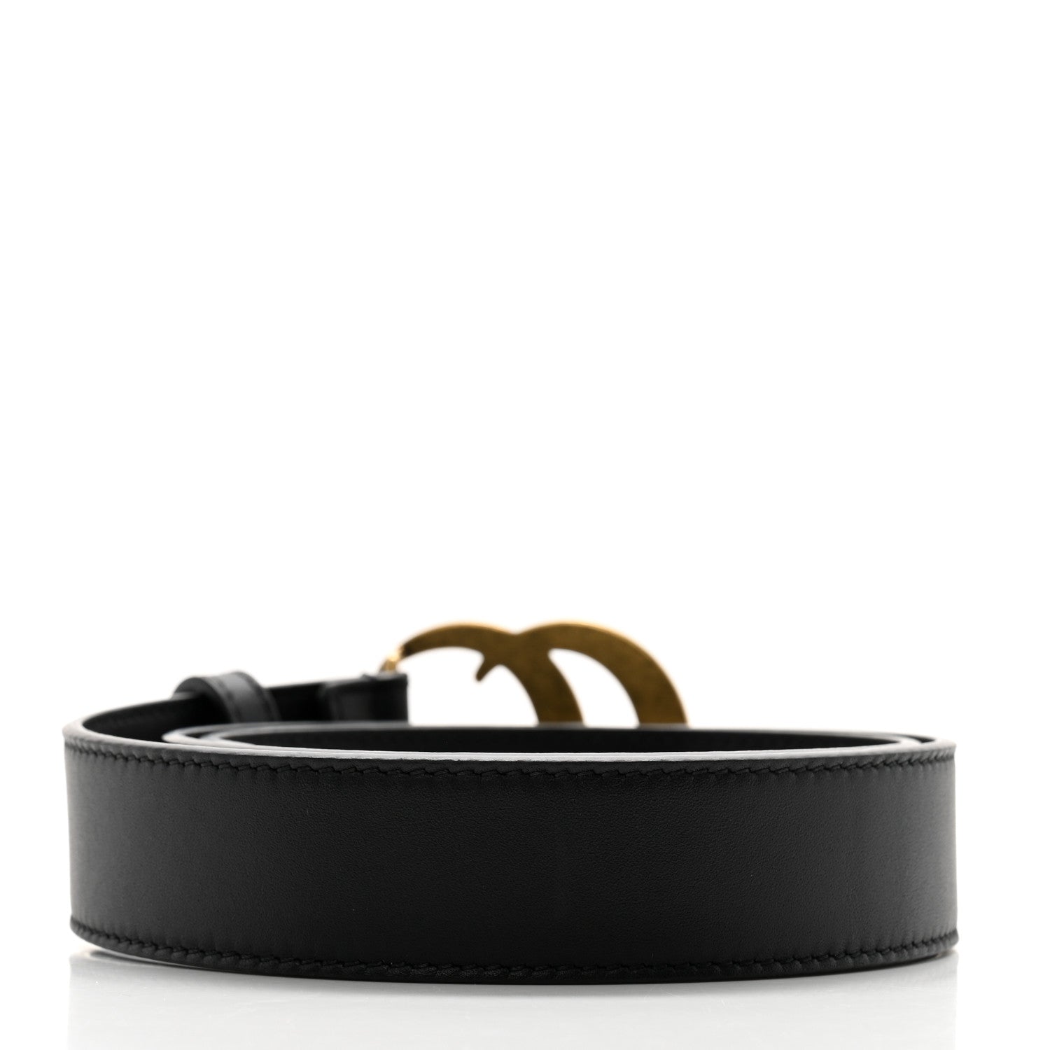Gucci Calfskin Double G 30mm Belt 75 30 Black 2 of 7
