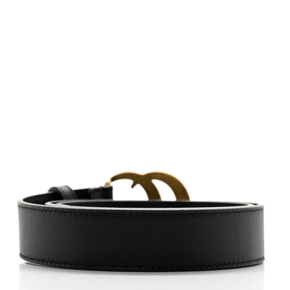 Gucci Calfskin Double G 30mm Belt 75 30 Black 2 of 7