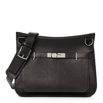 Hermes Taurillon Clemence Jypsiere 28 Chocolate 1 of 12