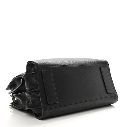 Saint Laurent Grained Calfskin Medium Souple Sac De Jour Black 6 of 29