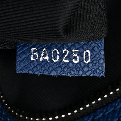 Louis Vuitton Taiga Monogram Eclipse Keepall Bandouliere 50 Pacific Blue 6 of 10