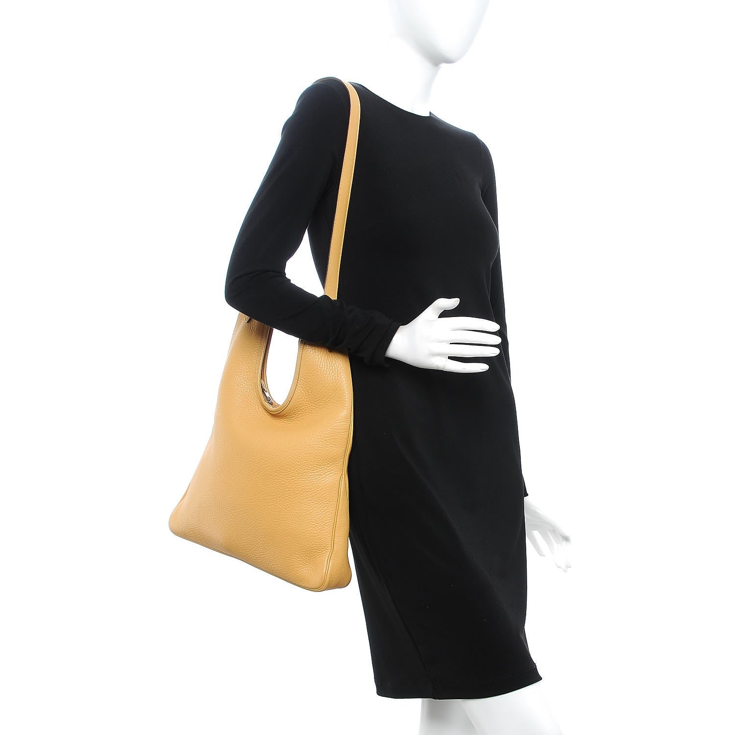 Hermes Taurillon Clemence Massai PM Sable 2 of 12