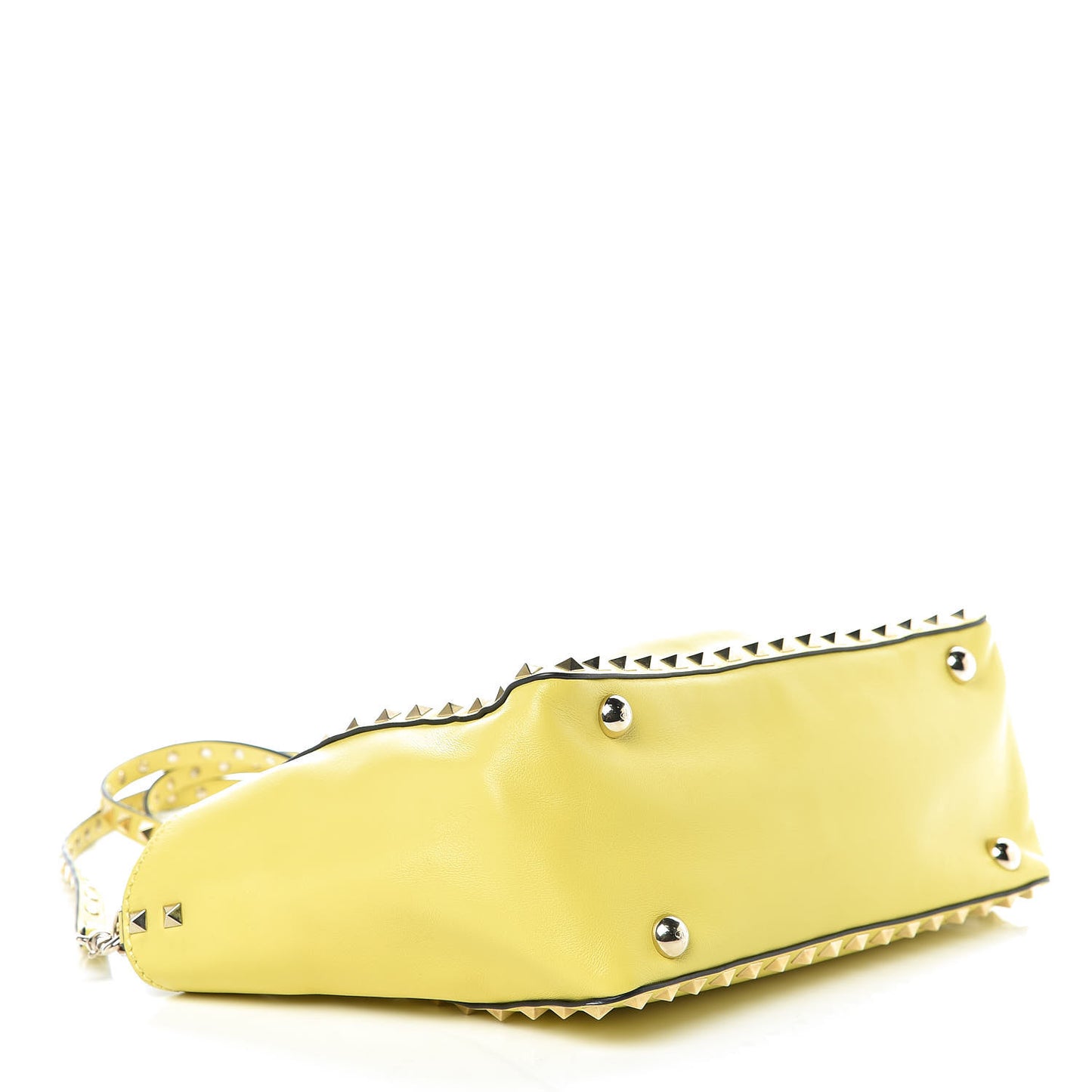 Vitello Small Rockstud Tote Water Yellow