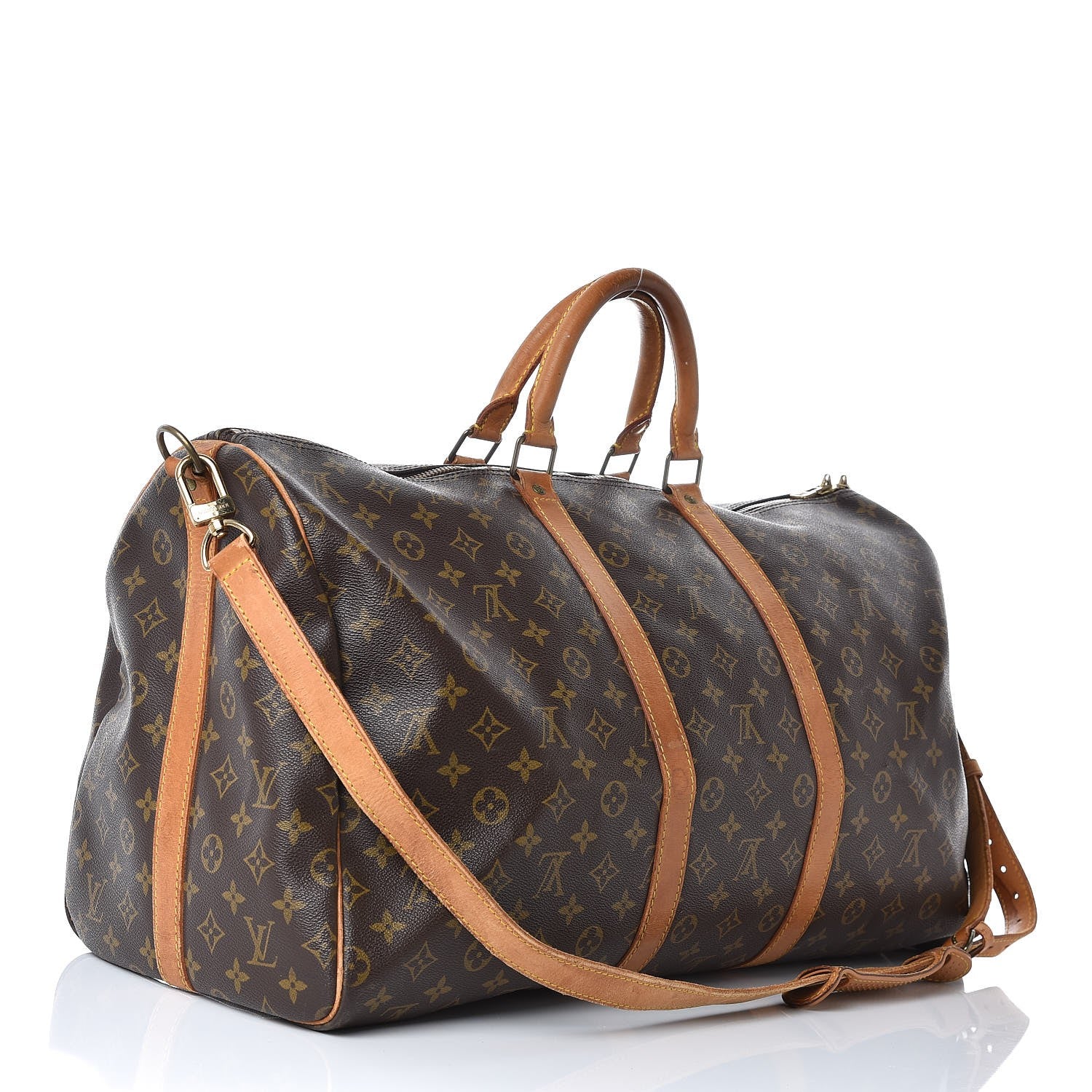 Louis Vuitton Monogram Keepall Bandouliere 55 3 of 25