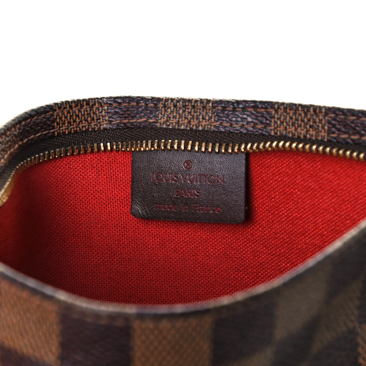 Louis Vuitton Damier Ebene Navona Pochette Accessories 6 of 10