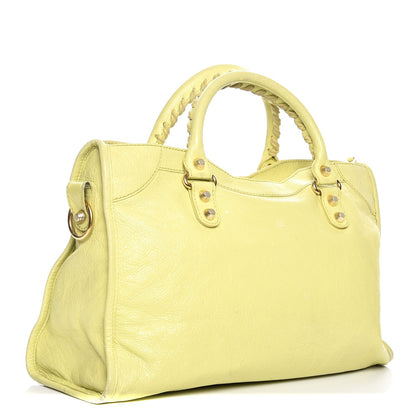 Balenciaga Agneau Giant 12 Gold Hardware City Jaune Citronnade 4 of 15