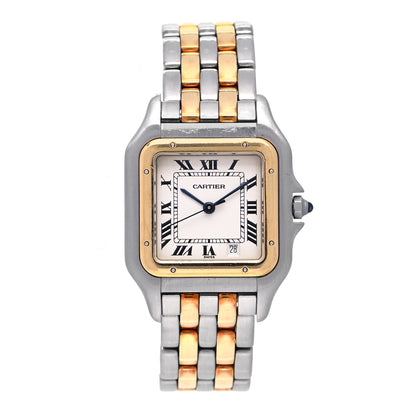 Cartier Stainless Steel 18K Yellow Gold 27mm Panthere Quartz Watch 1 of 4