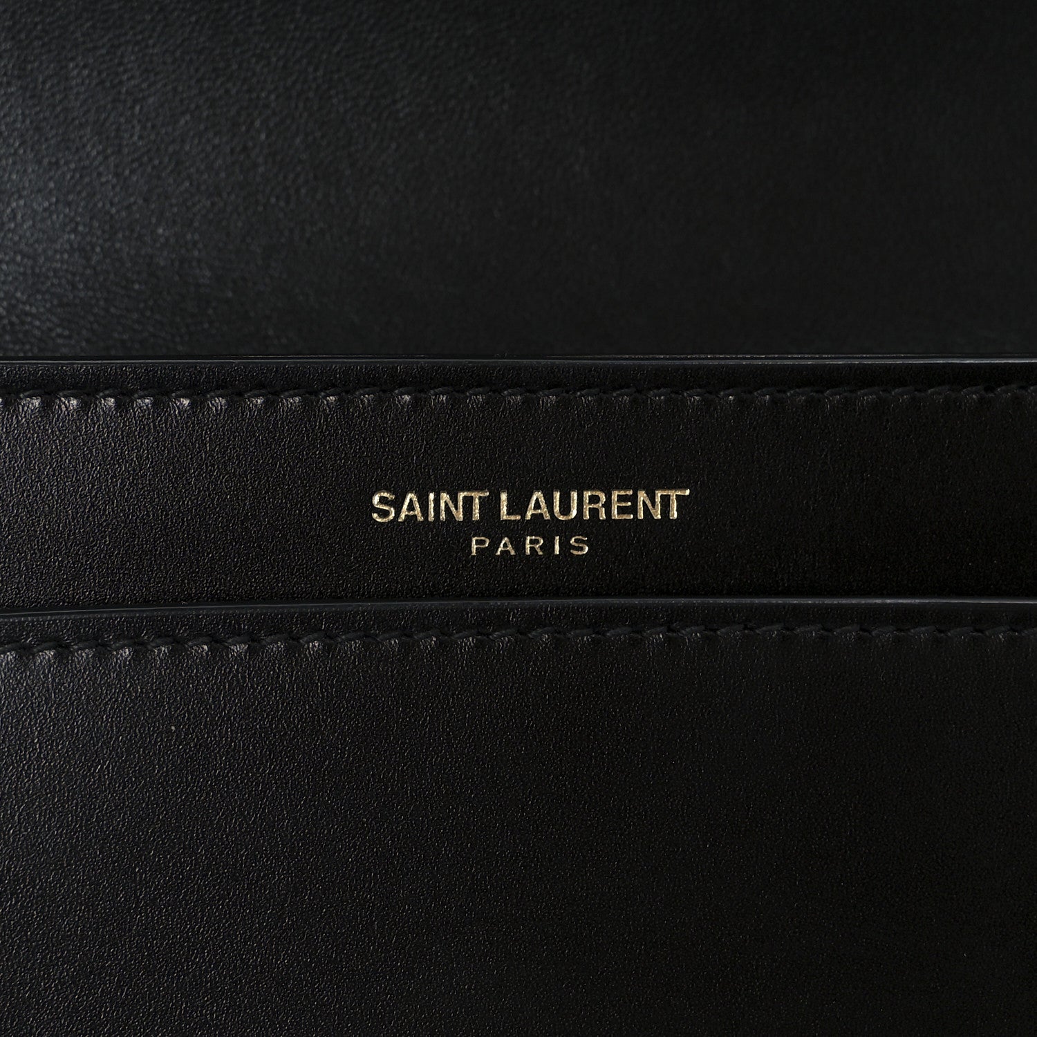 Saint Laurent Smooth Calfskin Le Maillon Satchel Black 6 of 11
