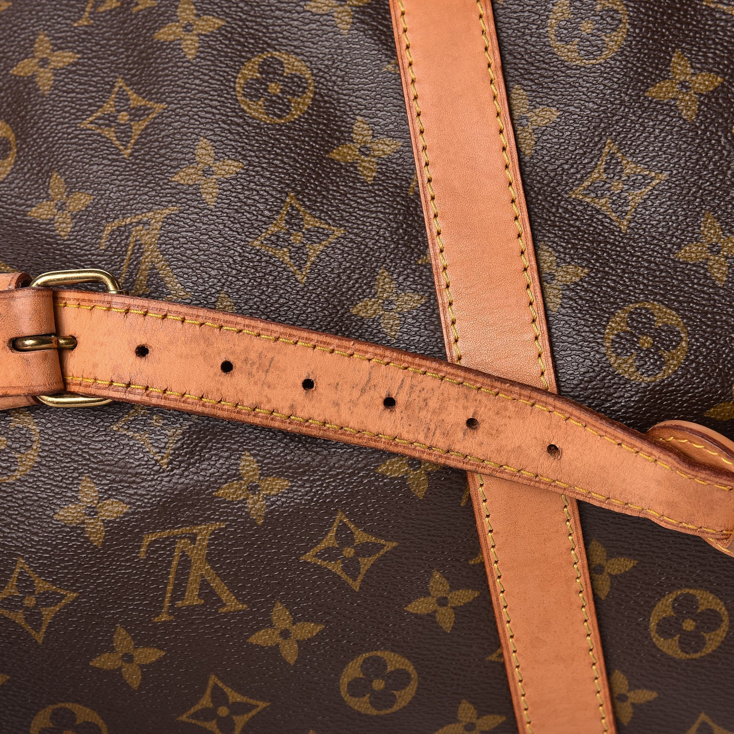 Louis Vuitton Monogram Keepall Bandouliere 60 20 of 23
