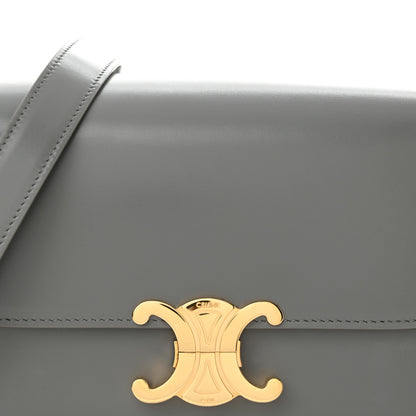 Celine Shiny Calfskin Medium Triomphe Zinc 8 of 12