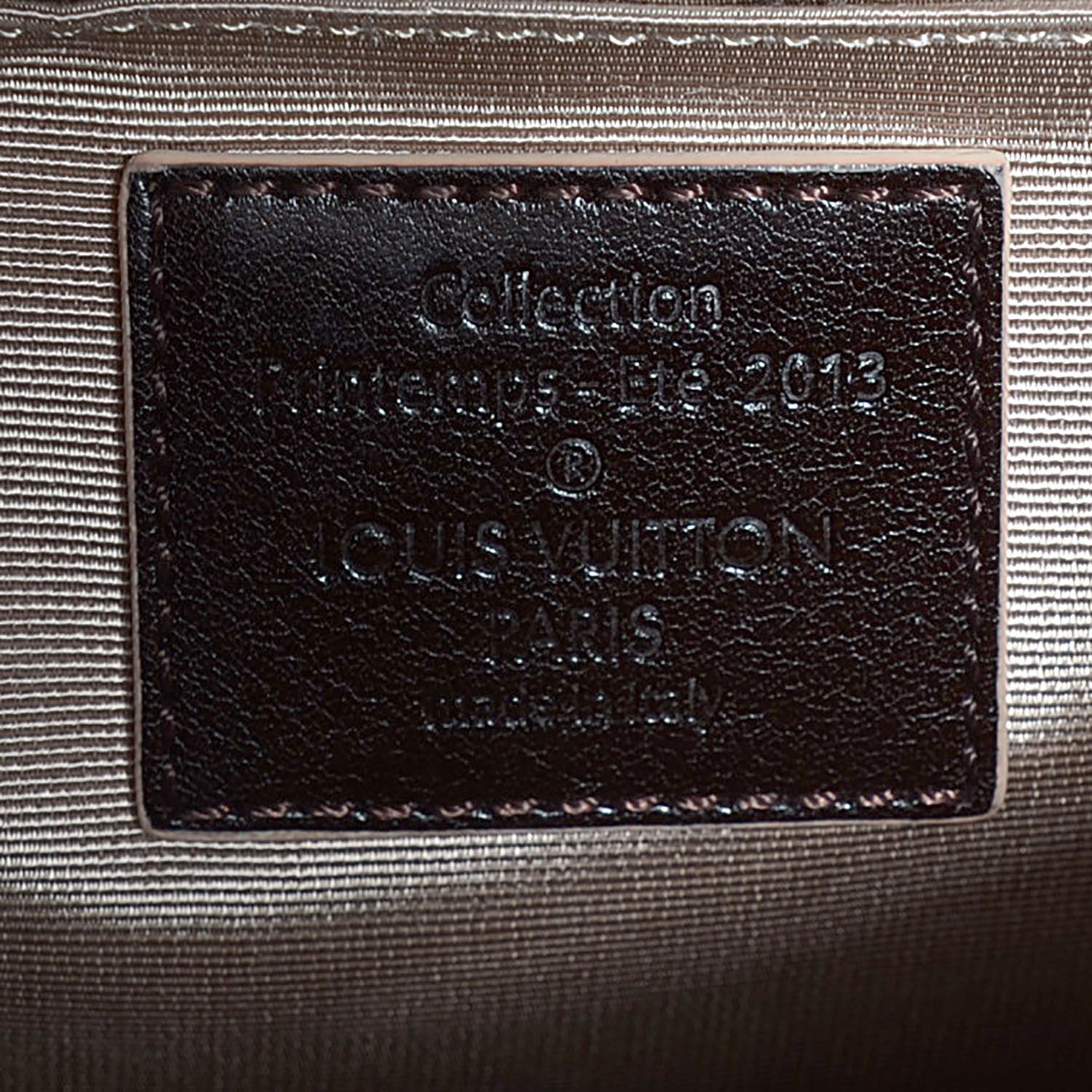 Louis Vuitton Calfskin Damier Mosaic Enveloppe PM Dark Brown 8 of 8