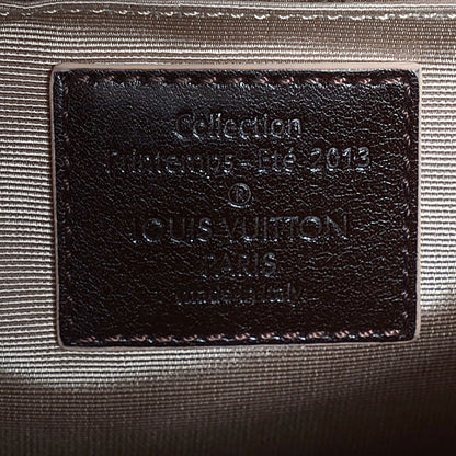 Louis Vuitton Calfskin Damier Mosaic Enveloppe PM Dark Brown 8 of 8