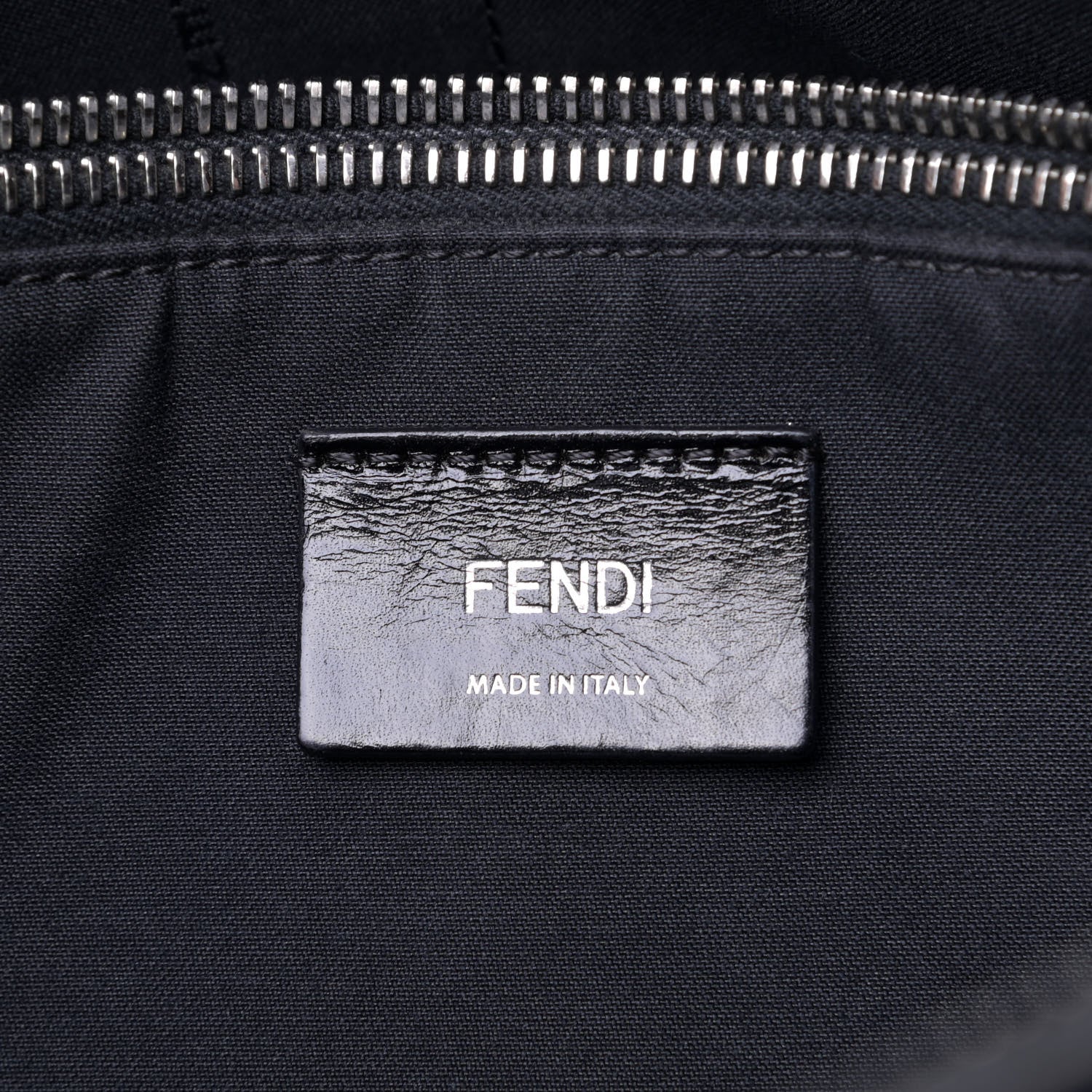 Fendi Vitello Dolce Medium By The Way Boston Bag Black 5 of 5