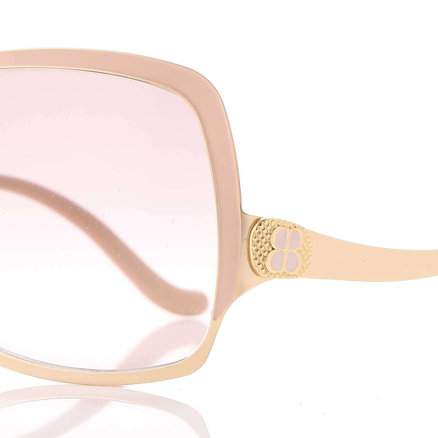 Balenciaga Oversized Sunglasses Gold 7 of 8