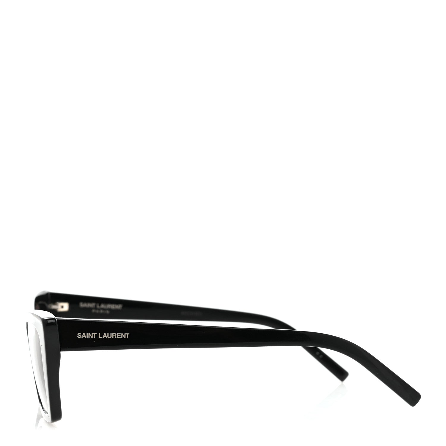 Saint Laurent Acetate Mica Cat Eye Sunglasses SL 276 Black 3 of 7