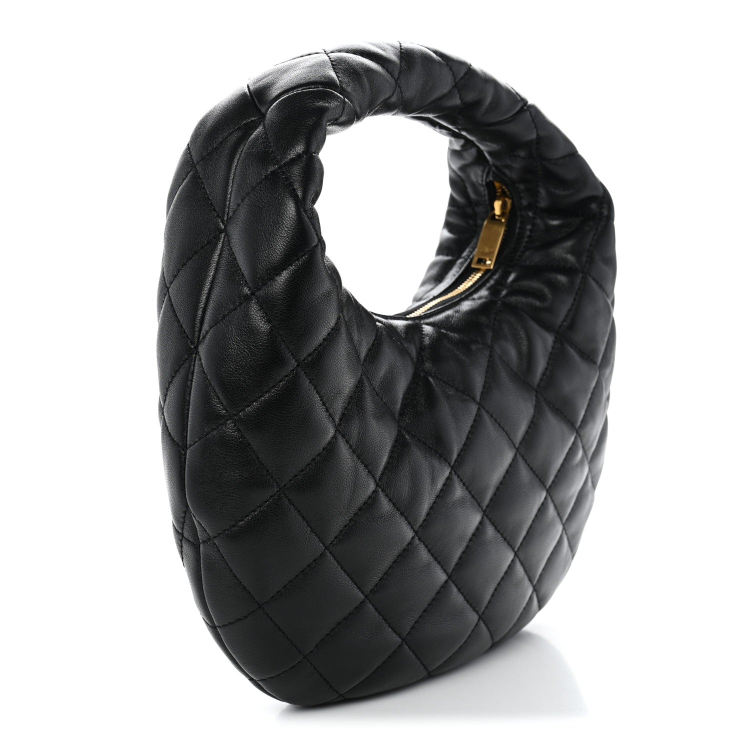 Saint Laurent Lambskin Quilted Icarino Bag Black 3 of 9